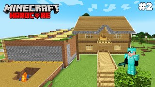 Building Every Farm in Hardcore Survival Series  Minecraft Hardcore EP2 [upl. by Lenrad]