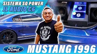 Ford Mustang 1996 Sistema SQ Power JL Audio C6 [upl. by Niawd675]