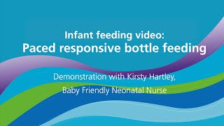 Paced responsive bottle feeding [upl. by Odnuges]