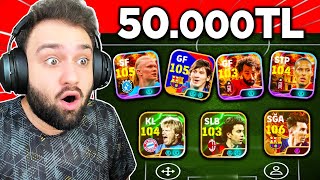 HESAP KAPIŞMASI 🔥 50000TL 😱 EFOTBALL 2025 MOBİLE [upl. by Neicul]