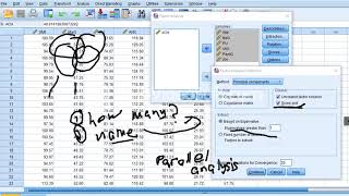 Using SPSS to carry out Principal components analysis 2018 [upl. by Atihcnoc]