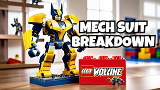 LEGO Wolverine Mech Suit Unboxing amp Review [upl. by Hcardahs533]