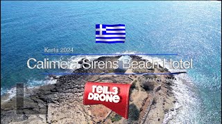 Calimera Sirens Beach Teil34 Kreta Malia Teil 3 Drone Footage [upl. by Ahasuerus]