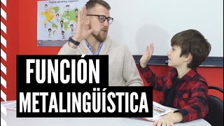 ¿Qué es la función metalingüística Funciones y ejemplos [upl. by Doyle990]