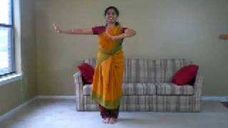 Sarikal Adavu in Bharatanatyam part 1 [upl. by Keese89]