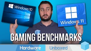 Windows 10 vs Windows 11 Gaming Benchmarks 7700X 7800X3D 12700K 14700K [upl. by Culberson]