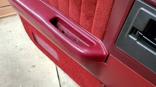 Chevy S10 broken armrest fix Door handle problem prevention beef up your door pulls [upl. by Initsed170]