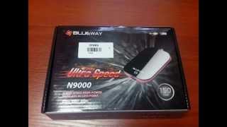 USB wifi adapter Blueway N9000 BackTrack [upl. by Procter113]