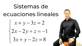 Clase 1 Introducción a los sistemas de ecuaciones lineales  ver desde 1705 [upl. by Itsirk]