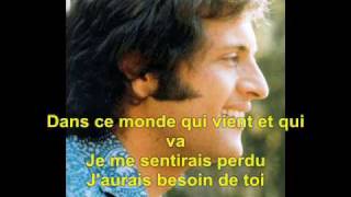 Et Si Tu NExistais Pas  Joe Dassin Lyrics [upl. by Chessy326]