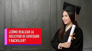 Solicitud de Constancia de Egreso y Bachiller  UPC [upl. by Drhcir]