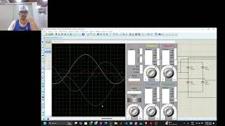 Rectificador trifasico onda completa simulación en Proteus [upl. by Naujyt]