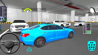 😈3D Driving Class  Car Is Ready For Parking3d Driving Class  Playing Brand New blue Car game OMG [upl. by Kcirrag]