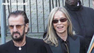 Ringo Starr and wife Barbara Bach  Paris Fashion Week 4 march 2024 show Stella McCartney [upl. by Anyg]