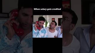 When Salary gets Credited bollywood corporatelife phirherapheri salarycredited [upl. by Schargel]