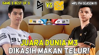 JUARA DUNIA M3 DIKASIH TELOR  BLACKLIST INTL vs BREN  MPL PH Game 2  KBreakdown [upl. by Dagnah702]