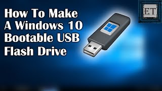 How To Make A Windows 10 Bootable USB For FREE [upl. by Esimehc]