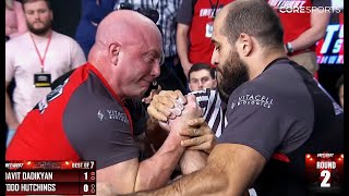 Todd Hutchings vs Davit Dadikyan 14 Armwrestling [upl. by Opportina938]