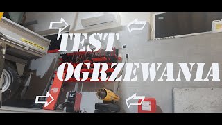 Test ogrzewania garażu I Czy 5 KW ogrzeje garaż 85m2 I [upl. by Egiap]