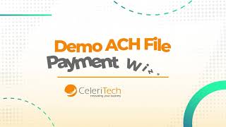 Demo ACH file Payment Wizard EN [upl. by Atniuqal]