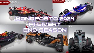 Monoposto 2024 F1 Livery Mod Review  end season [upl. by Eilrahs]