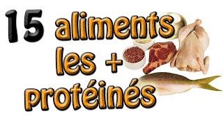 ▌15 aliments les  PROTÉINÉS ▌Alimentation  ksCoaching [upl. by Yttap]