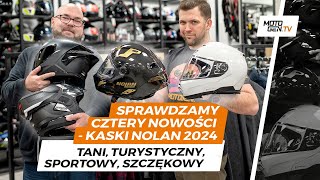 Kaski Nolan 2024 ⛑️Carbonowy X804 RS ⛑️turystyczny N1201 ⛑️szczękowy N1006 ⛑️tani N606 Sport ⁉️ [upl. by Ahsiek211]