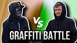 WER GEWINNT Komm 1VS1  14 GRAFFITI BATTLE [upl. by Juetta373]