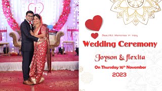 Joyson amp Flexita Wedding Ceremony Part02 [upl. by Adnical]