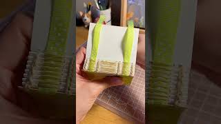 Bookbinding Stitching Practice  Handmade Notebook [upl. by Pearl]