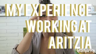 MY EXPERIENCE WORKING AT ARITZIA [upl. by Sitnik]