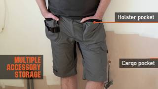 Scruffs Trade Flex Holster Shorts [upl. by Iatnohs]