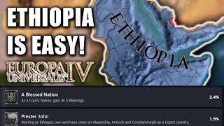 Ethiopia Has The Most Fun Start in EU4 137  Prester John amp A Blessed Nation Achievements [upl. by Loftis95]