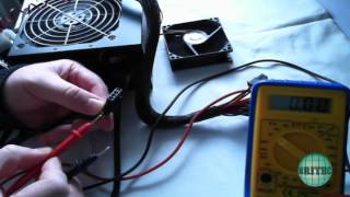 Manually Test a PSU Power Supply With a Multimeter by Britec [upl. by Deming]