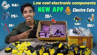 Our New App Launch  Telugu Experiments  Electro Cafe  Low Cost Electronic Components  Unboxing [upl. by Ariella]