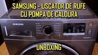 USCATOR SAMSUNG DV90M Samsung Dryer DV90M  USCATOR DE RUFE CU POMPA DE CALDURA  emag [upl. by Montanez549]