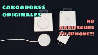 CARGADOR INALAMBRICO PARA IPHONE MAGSAFE  Unboxing y Review [upl. by Hplodur864]