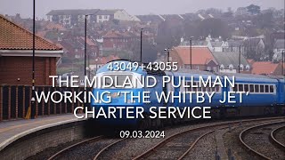 The Midland Pullman working ‘The Whitby Jet’ Charter Service 09032024 [upl. by Ielarol]