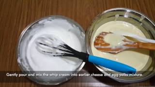 Rice Cooker Cheese Cake  MyChefStory Recipe [upl. by Dett]