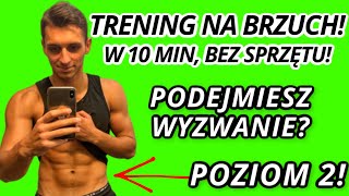 DOMOWE ĆWICZENIA NA BRZUCH W 10 MINUT PROSTE ĆWICZENIA NA PŁASKI BRZUCH 20 FITTONYCOM SZEMRAJ [upl. by Annecorinne]