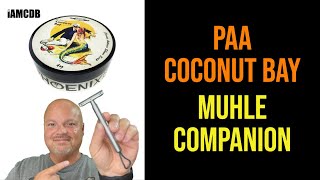 Mühle Companion Razor  PAA Coconut Bay  Amber Aerolite  Stirling Coconut Lime [upl. by Oidiple]