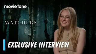 The Watchers  Exclusive Interviews  Dakota Fanning Georgina Campbell [upl. by Enattirb]