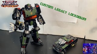 CUSTOM LEGACY LOCKDOWN Transformers Custom Showcase [upl. by Terryl]