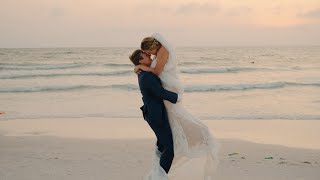 Heartfelt and Romantic Sunset Wedding at Sandpearl Resort in Clearwater Beach Florida [upl. by Imot597]