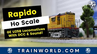 Ho Scale Rapido GE U25Bs [upl. by Miuqaoj]