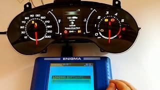 Fiat EgeaTipo Dodge Neon Speedometer dash OBD2 programming with Enigmatool [upl. by Sucramd]