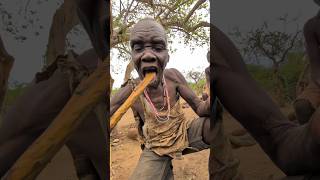 Its Lunch time See how Hadza cooks their favorite meal today for Lunch 😋😍😲hadzabetribe food [upl. by Zertnom]