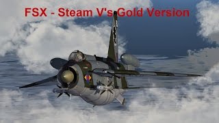 FSX Steam Vs FSX Gold [upl. by Erdman845]