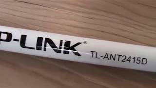 TP Link TLANT2415D Omni Antenna 12 dBi15 dBi What inside 2017 [upl. by Atirak239]