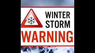 Michigan Winter Storm Warning [upl. by Ryan]